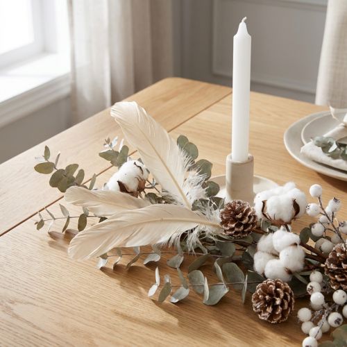 Decorative Feathers Real Bird Feathers Champagne 20g | Floristik24.ie