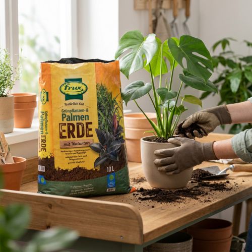 Frux Green Plant & Palm Soil with Slow-Release Fertilizer 10l | Floristik24.ie