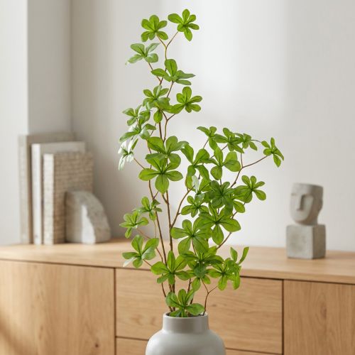 Artificial Schefflera branch,