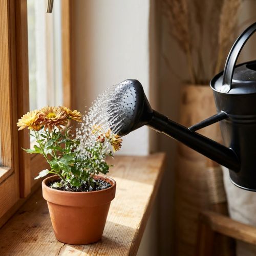 Watering can shower black 5l | Floristik24.ie