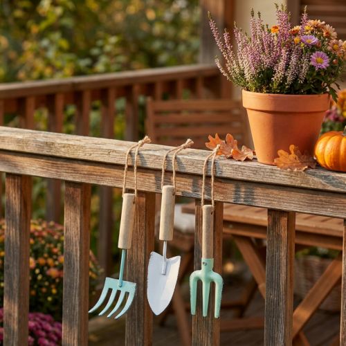 Deco hanger garden tool vintage deco balcony 12.5cm 3pcs | Floristik24.ie