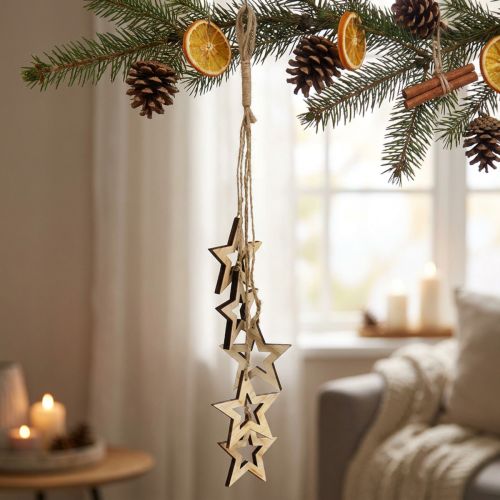 Decoration tree hanger star 50cm natural 1 pc | Floristik24.ie