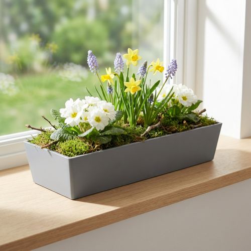Versatile grey plastic plant