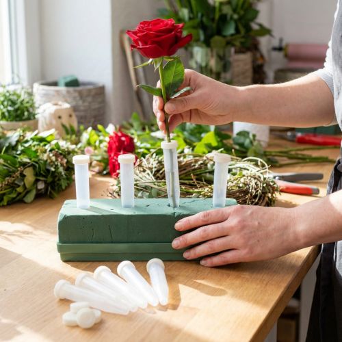 Arrangement tubes 7.5 x 1.2cm 100 pcs | Floristik24.ie