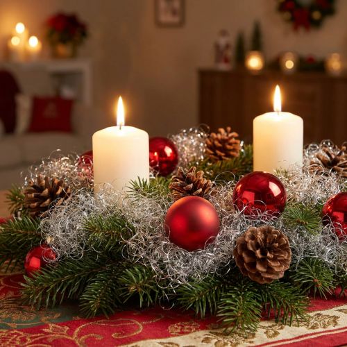 Tinsel curled silver 50g | Floristik24.ie
