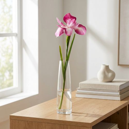 Iris artificial pink 78cm | Floristik24.ie