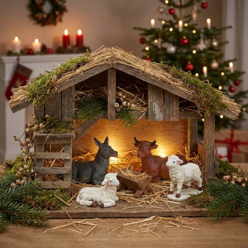 Nativity Scene Set of 4 figures | Floristik24.ie