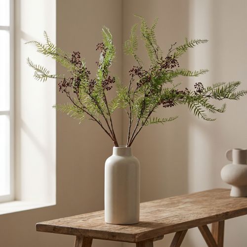 Decorative branches pepper branch artificial with berries 90cm 2pcs | Floristik24.ie