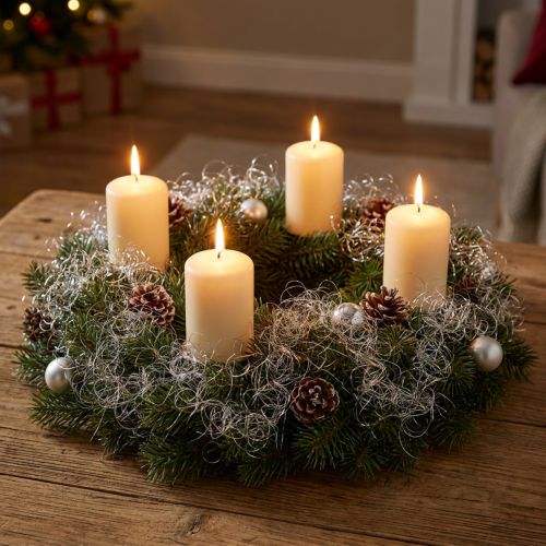 Flower Hair Angel Hair Tinsel Silver 200g | Floristik24.ie