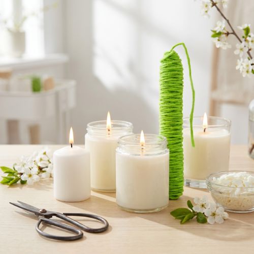 Wick thread 55m neon green | Floristik24.ie
