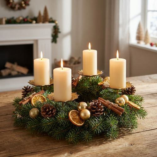 Candle holder for sticking