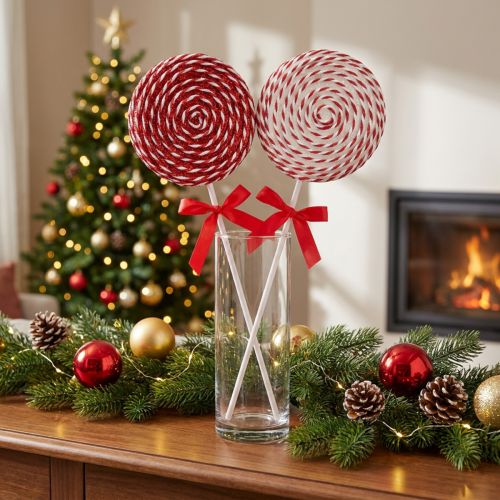 Christmas Decoration Red White