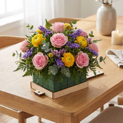 Product Floral foam brick base wood Florette Eco 12×10cm