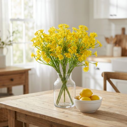 Artificial chamomile as a flower bouquet for fresh and easy-care decoration, 28cm, 3 pieces | Floristik24.ie