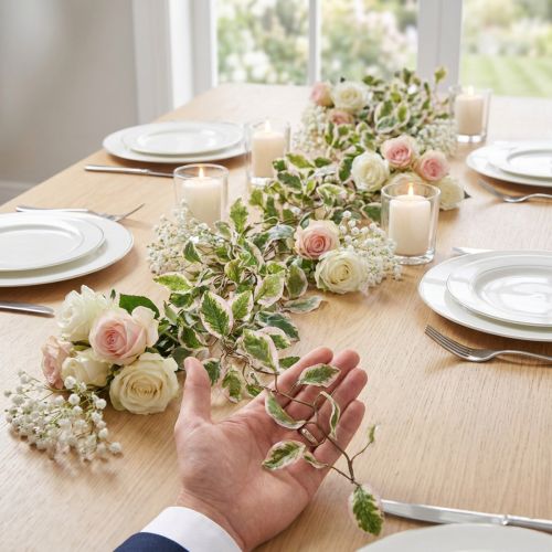 Artificial plant garland for romantic wedding decorations and events, 150cm | Floristik24.ie