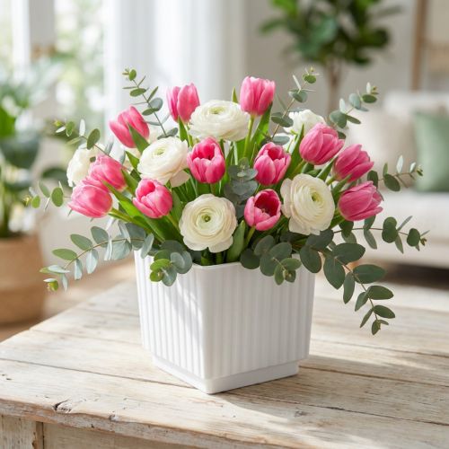 Plug-in cubes for plug-in dimensions 7cm white 10pcs | Floristik24.ie