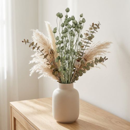 Strawberry Thistles in Metallic Green Ø1cm–2cm L55cm 100g | Floristik24.ie