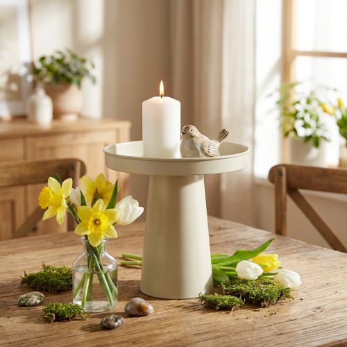 Tray stand, decorative plate for candles and figurines, 20cm | Floristik24.ie