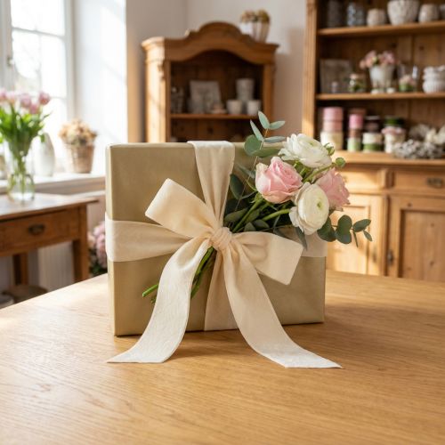 Product Decorative velvet ribbon, wide, for gifts and crafts, 40mm x 20m