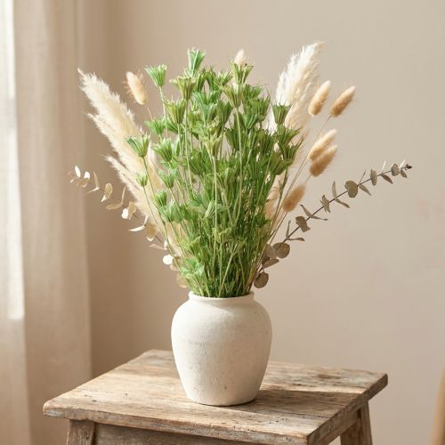 Dried flowers black cumin green nigella 50cm 100g | Floristik24.ie