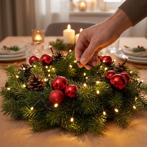 LED rice light chain 120 9m warm white | Floristik24.ie