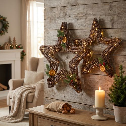 Decorative stars for hanging