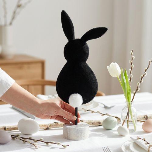 Stand table decoration Easter bunny decoration felt black 50cm | Floristik24.ie