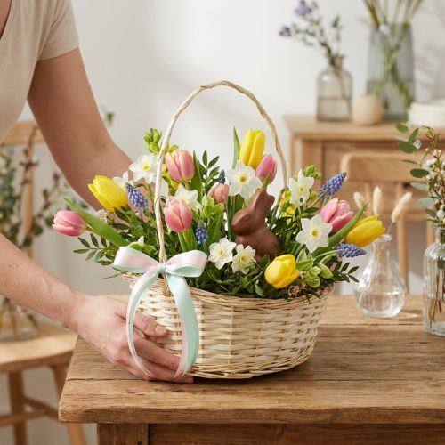 Product Gift basket, wicker basket, 44cm x 36cm