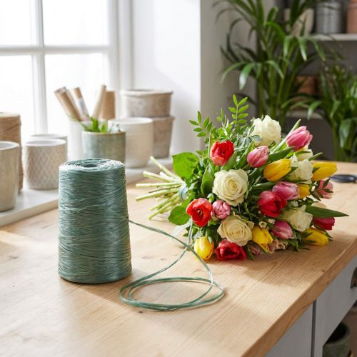 Gardener's Bast Green Binding Bast Floristry 3500m 5pcs | Floristik24.ie