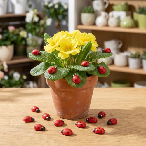 Decorative Ladybugs for Gluing 1cm Red 360 Pcs | Floristik24.ie