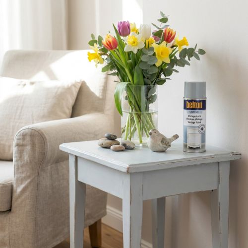 Paint spray, vintage paint light grey, shabby chic 400ml | Floristik24.ie