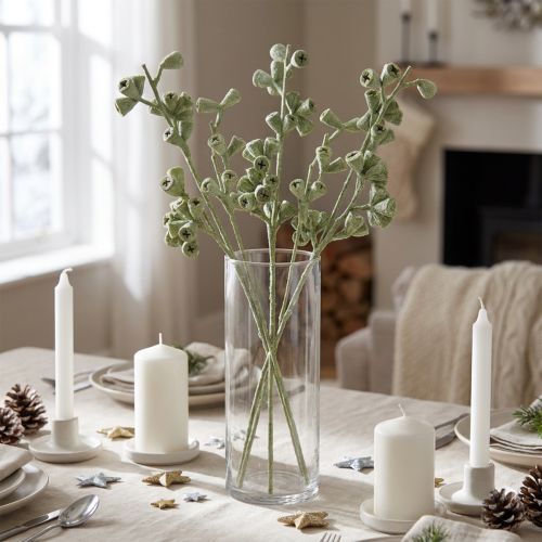 Eucalyptus branch green frosted 25 pcs | Floristik24.ie