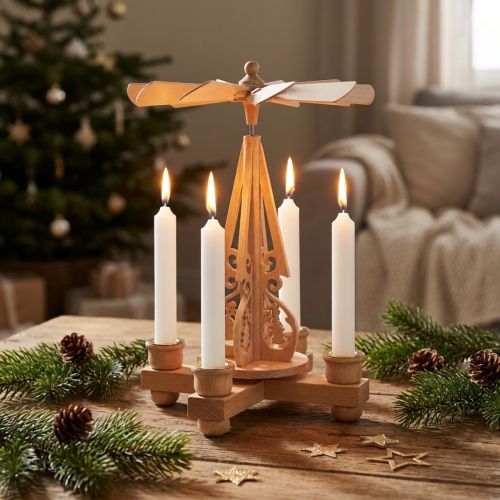 Pyramid Candles White Small Candles 6.5cm 24 pcs | Floristik24.ie