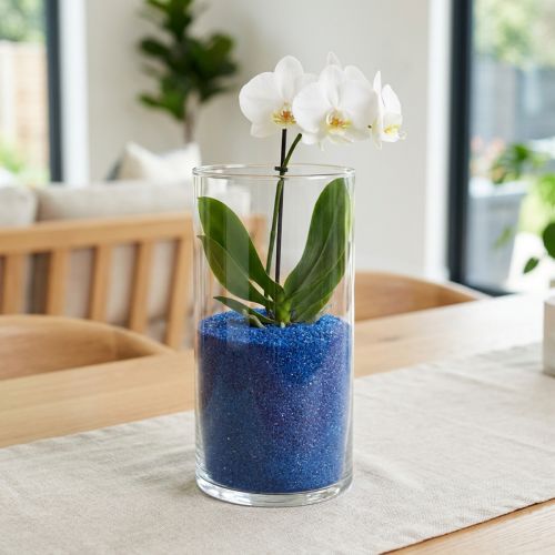 Colored sand 0.5mm dark blue 2kg | Floristik24.ie