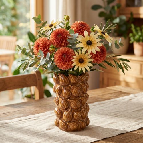 Flower vase ceramic vase Mediterranean Ø14cm H22.5cm | Floristik24.ie