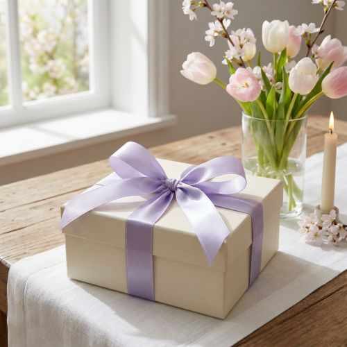 Gift and decoration ribbon 15mm x 50m light lilac | Floristik24.ie