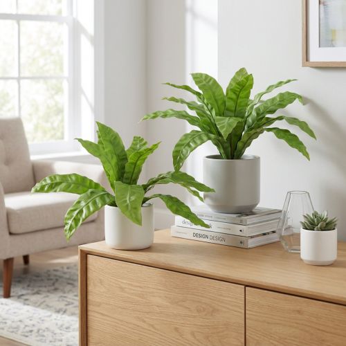 Nest fern artificial plants in