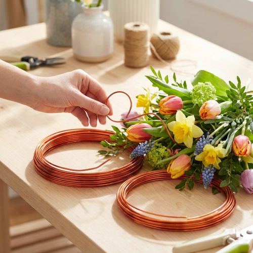 Flexible decorative wire made of aluminum for creative craft ideas | Floristik24.ie