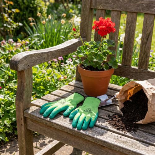 Kixx Nylon Gardening Gloves Size 10 Green | Floristik24.ie