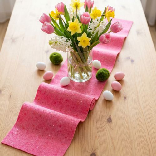 Felt Ribbon Pink 15cm 5m | Floristik24.ie