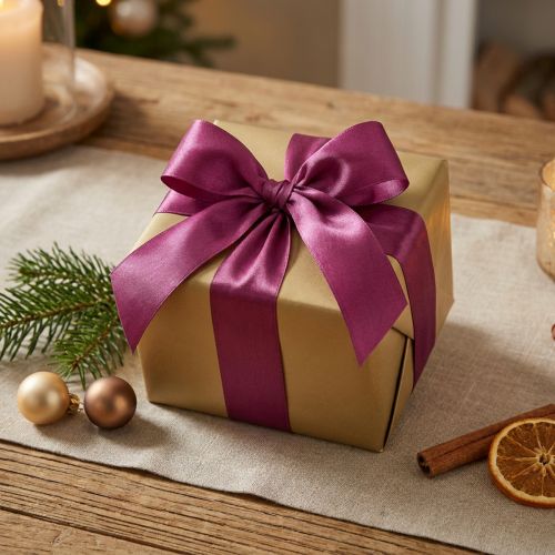Product Decorative ribbon taffeta ribbon gift ribbon Erika 40mm 50m