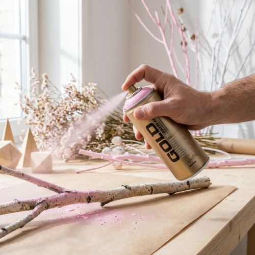 Montana Gold Pink Frozen Raspberry spray paint, 400ml | Floristik24.ie