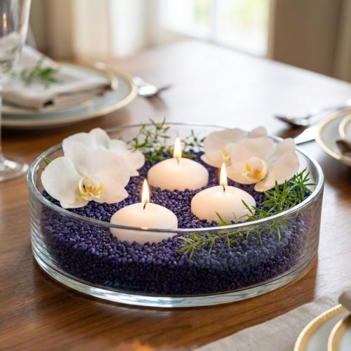Decorative granules violet decorative stones 2mm - 3mm 2kg | Floristik24.ie