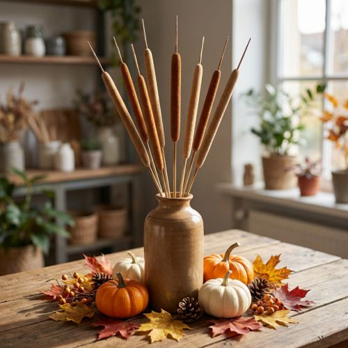 Reed Cob Mix Natural Decorative Reed 70cm 100 Pcs | Floristik24.ie