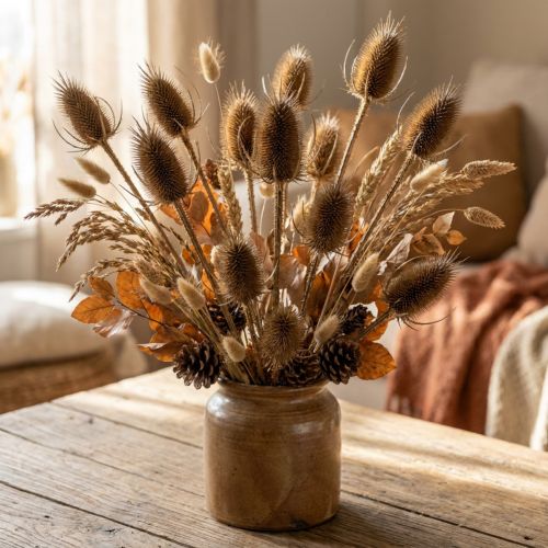 Product Dry decoration teasel thistles wild teasel natural 1kg