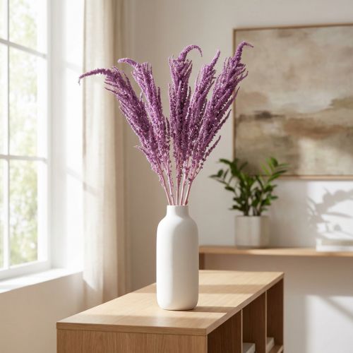 Amaranth Dried Flowers Dyed for modern home décor 100cm 5 pieces | Floristik24.ie