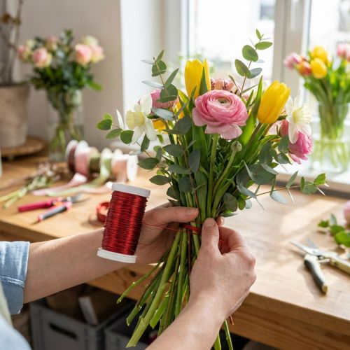 Decorative craft wire for creative floristry projects | Floristik24.ie