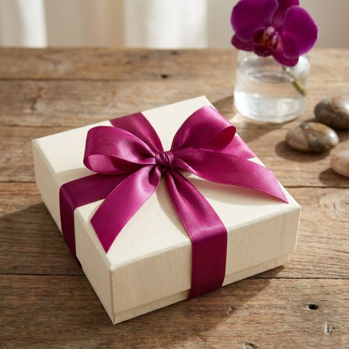 Product Narrow taffeta gift ribbon for creative decorations, 15mm wide, 50m long