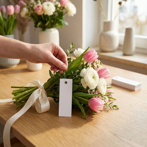 Hanging Labels White 20mm x 80mm 250 pcs | Floristik24.ie