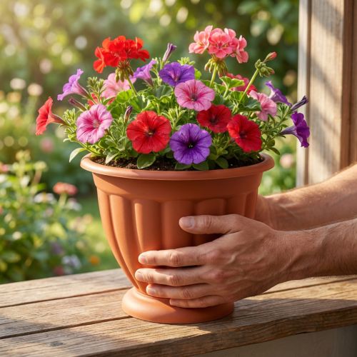 Product Pot with base Ø21cm H18cm